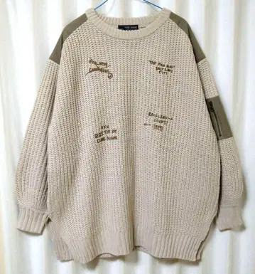 [택 없음 미사용] CUBE SUGAR 롱 니트 튜닉 넉넉하게 깁니다