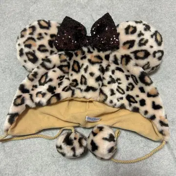 디즈니 팬캡 레오파드 무늬