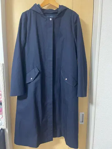 SHIPS 코튼 후드 라이너 코트 네이비 size40 L