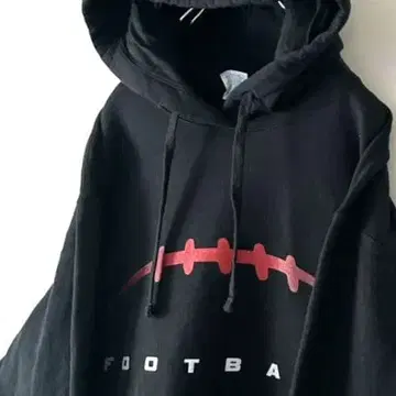 포트&컴퍼니 풋볼 후드티 L 블랙 블랙 구제 의류