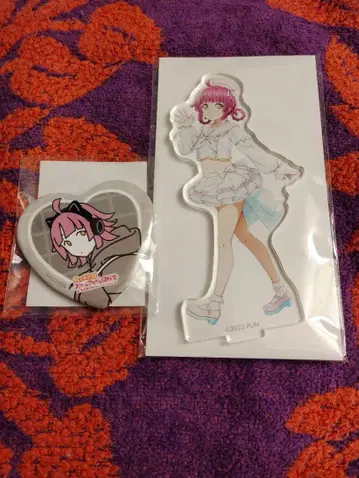 러브 라이브! 니지가사키 텐노지 리나 아크릴 스탠드 하트 캔뱃지