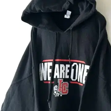저지즈 WE ARE ONE 맨투맨 후드티 XL 블랙 구제 의류