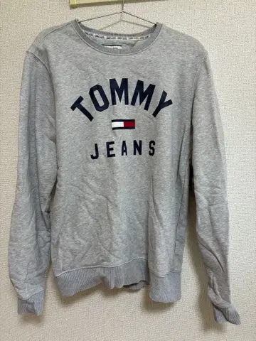 TOMMY JEANS 그레이 맨투맨 트레이닝복