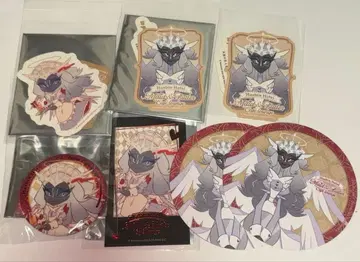 해즈빈 호텔 애니카페 금박 카드 스티커 캔뱃지 코스터 세라