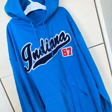 속기모 로고 자수 후드티