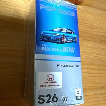 판뎀 시빅 EG6 도금 블루 Poprace Xcartoys