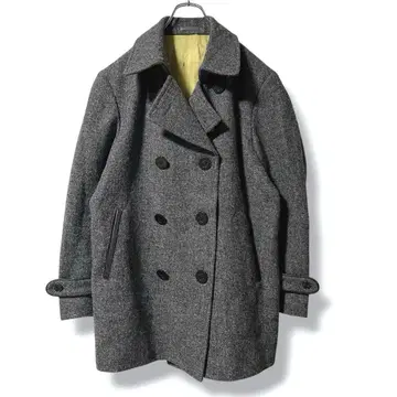 레어! 해리스 트위드 더 플랫 헤드 구기스 피코트