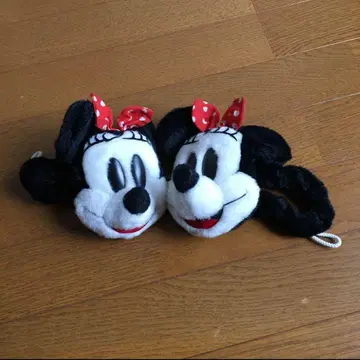 미키&미니 봉제 인형 헤어 액세서리