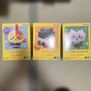 나의 히어로 아카데미아 치이카와 콜라보 피규어 3체 세트