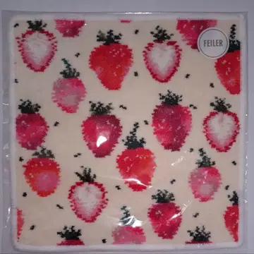 페이러 스트로베리 도트 손수건