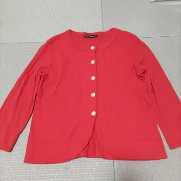 TIGRE BROCANTE 빨간색 긴팔 가디건