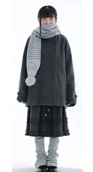 (새상품) hugyourskin 하그유어스킨 하프 코트