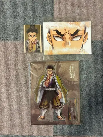 귀멸의 칼날 기둥전 아크릴 스탠드 캔버스 카드 포토 카드