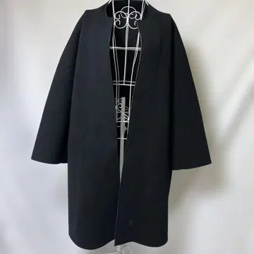 듀오 아카이브 노카라 자켓 블랙 심플 고급 출퇴근 오피스 코디