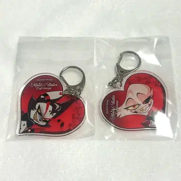 하스크 엔젤 애니카페 스퀘어 캔 아크릴 키링