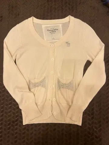 Abercrombie & Fitch 아이보리 가디건 M