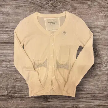 Abercrombie & Fitch 아이보리 가디건 M
