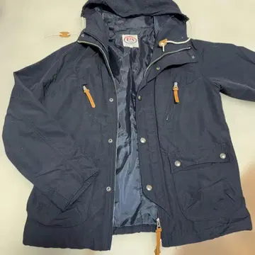 프릭스스토어 네이비 후드 부착 마운틴 후드티 S