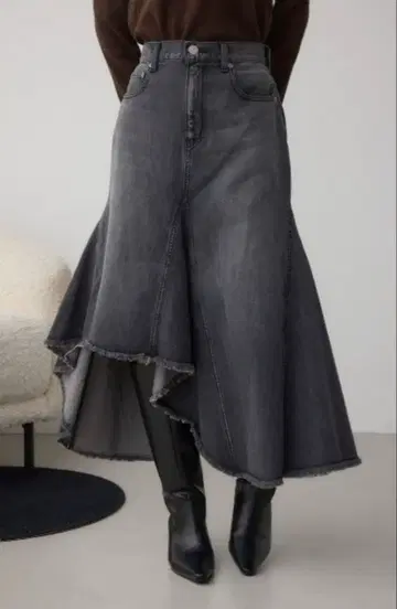 미사용 새상품 DENIM 이레헴 데님 스커트