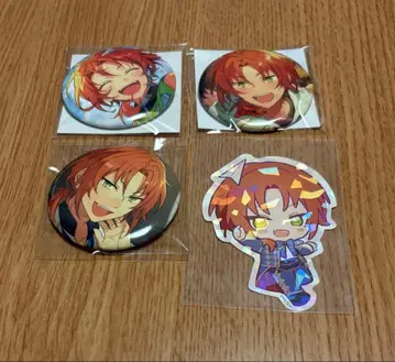 앙스타 츠키나가 레오 캔뱃지 스티커 세트