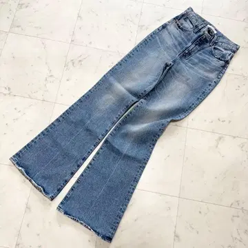 [ MOUSSY ] 마우지 MVS FLARE 롱 플레어 데님 부츠컷