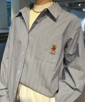 택 포함 새상품 LILY BROWN Lily Bear 롱 셔츠