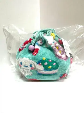 새상품 페이러 산리오 시나모롤 마카롱 손잡이 달린 복조리 미니 백