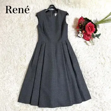 컨디션 최상 르네 24년 정가 8.8만 울 90% 가을/겨울 롱 원피스