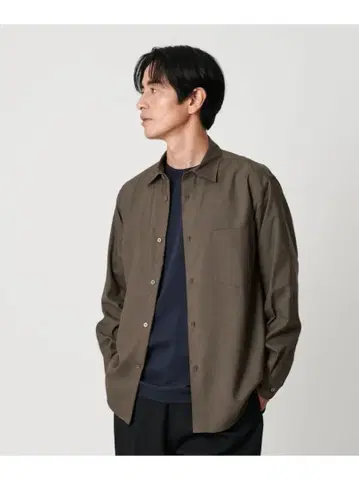 비슈 레귤러 형태 테이퍼드 셔츠 -MADE IN JAPAN-