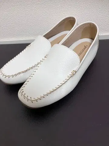 to be continued 드라이빙 슈즈 로퍼 화이트 24.0 3E