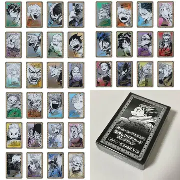 히로아카 원화전 금박 클리어 카드 컬렉션 나의 히어로 아카데미아