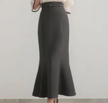 CENEA 하이웨스트 스커트 (벨트 없음)