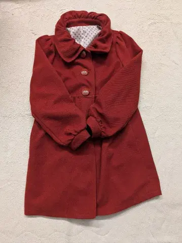 롱 코트 빨간색