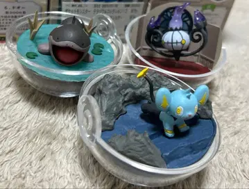 포켓몬스터 테라리움 컬렉션 3점 (샹들라, 꼬링크, 두르)