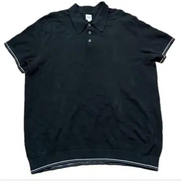 다크 블루 피케 셔츠