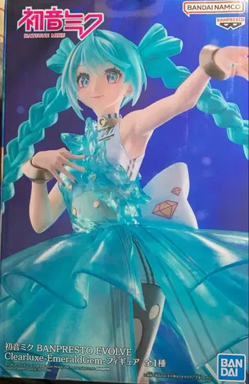 하츠네 미쿠 BPEV ClearLuxe EmeraldGem 피규어