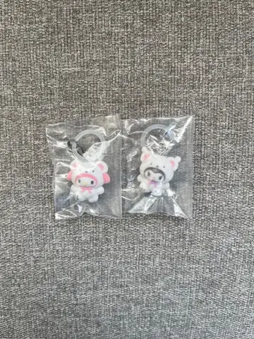 산리오 캐릭터즈 포근포근 스노우 메지루시 액세서리