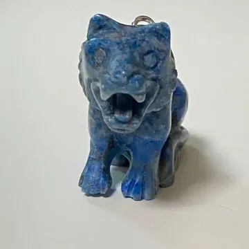 라피스 라줄리 호랑이 타이거 펜던트 탑 족쇄