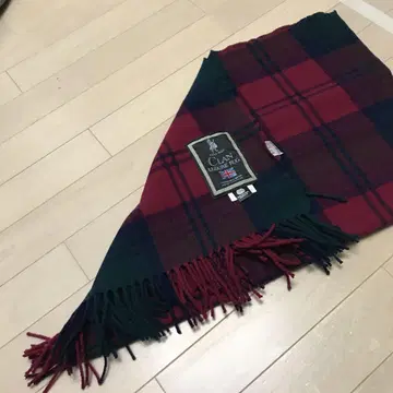 가격 인하 체크 무늬 무릎담요 울 100% 영국제