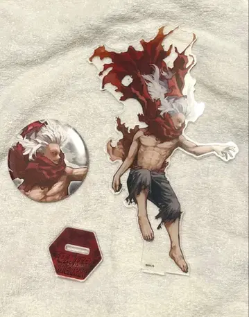 히로아카 원화전 MEGA 아크릴 스탠드 컬렉션 캔뱃지 시가라키 토무라