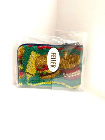 새상품 FEILER 페이러 버거샵 L자 파우치 web 한정판 그린