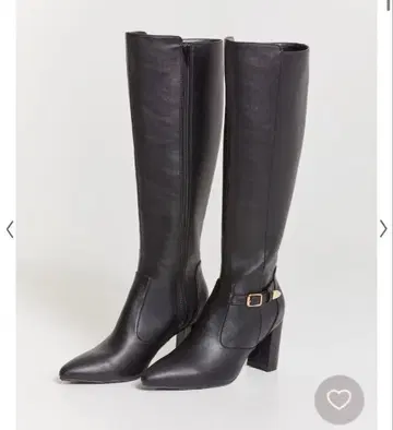 NOELA 노엘라 인조 가죽 롱 부츠