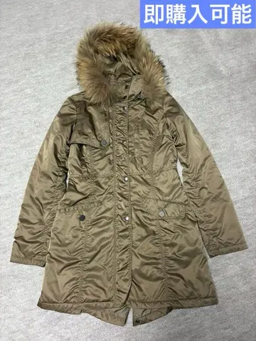 BOSCH 모즈 코트 카키색 퍼 포함