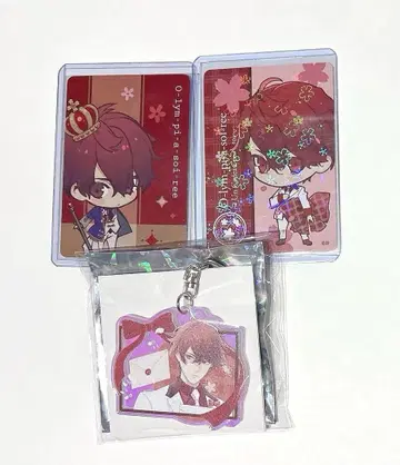 올림피아 소와레 슈사 오로라 아크릴 키링 파르카 3종 세트