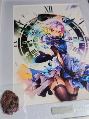 동방 Project 캐릭터 파인그래프 A4 액자 포함