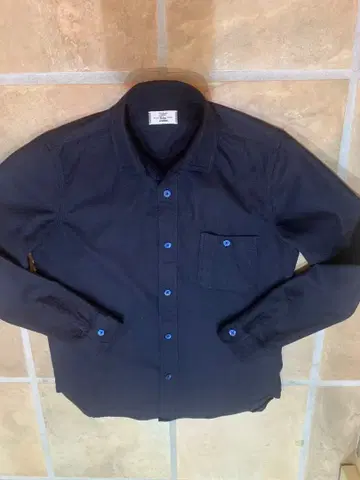 Rags McGREGOR / 남성용 울 셔츠 / M / Navy