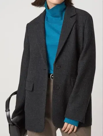 green label relaxing 울 테일러드 자켓