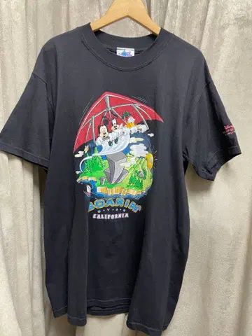 디즈니 빈티지 소아린 T셔츠 M 사이즈 캘리포니아 90s