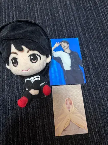 BTS 봉제 인형 포토 카드 세트