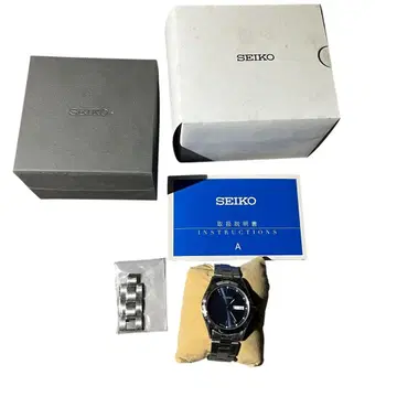 [ 메1112-34 ] SEIKO 손목시계 쿼츠 다크 블루